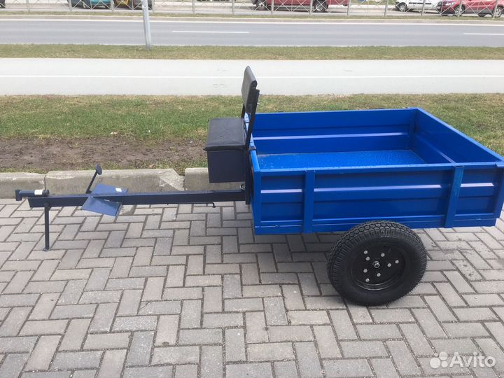 Прицеп для Мотоблока Самосвальный с тормозами