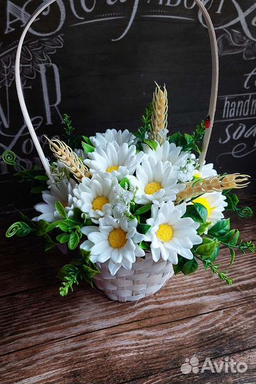 Букеты цветов из мыла