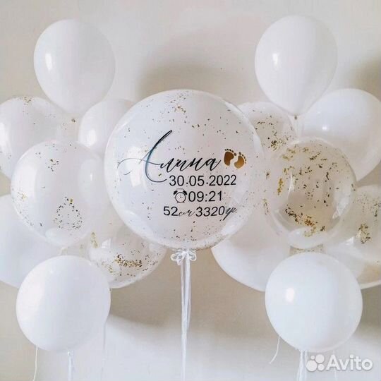 Воздушные шары на выписку из роддома