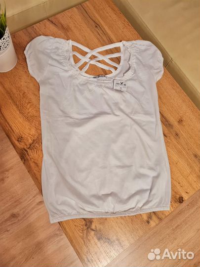 Кофта женская белая, 100 хлопок, S