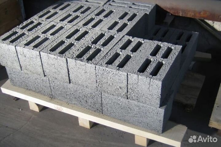 Керамзитоблок пустотелый 390х190х188 за шт