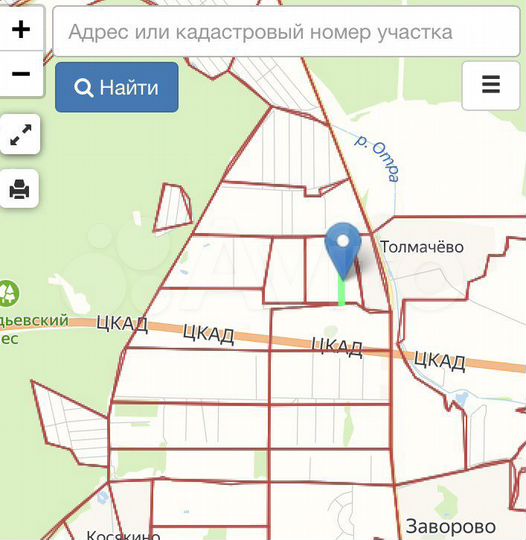 Участок 2,45 га (СНТ, ДНП)