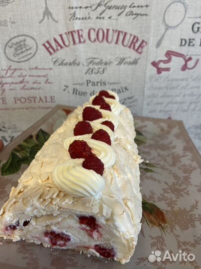 Меренговый рулет