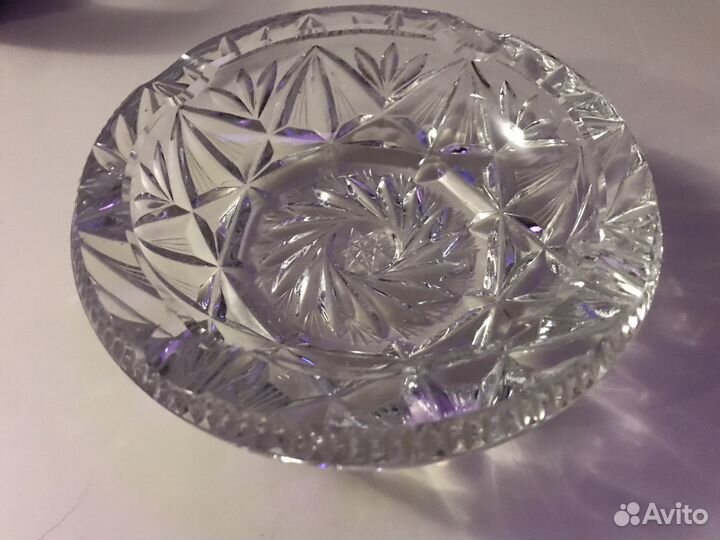 Хрустальная пепельница,фужеры