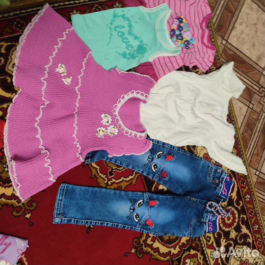 Детская одежда для девочек 92 98 пакетом