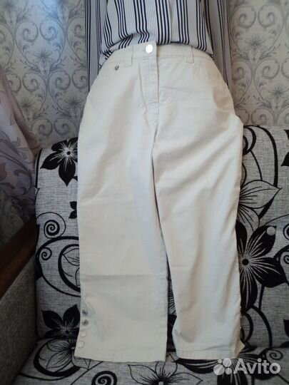 Капри льняные и х/б