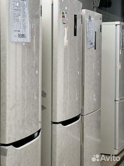 Холодильник LG GA-B419sejl бежевый