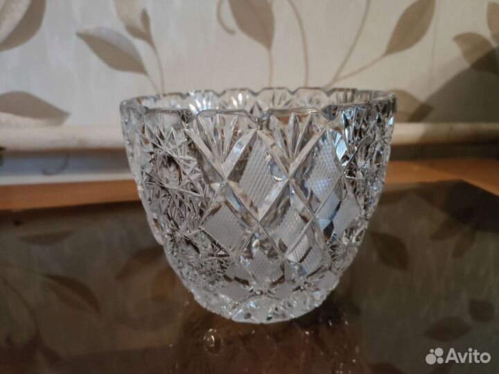 Салатник (ваза) хрустальный СССР