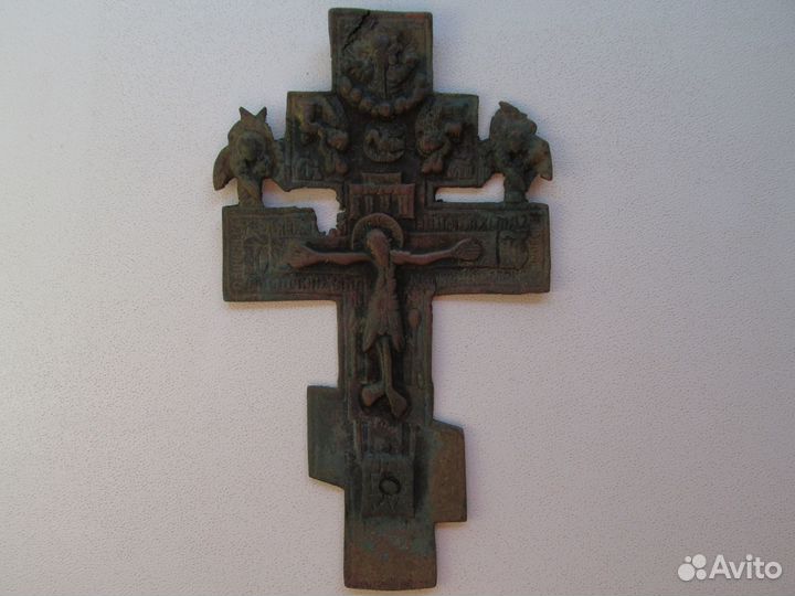 Крест наперсный с херувимами 18-19 век