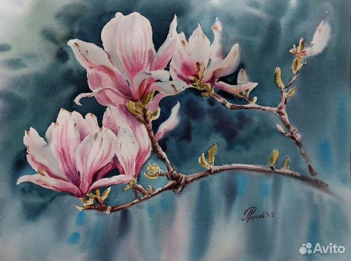 Картина акварелью. 