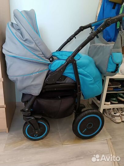 Коляска 2 в 1 adamex champion alu