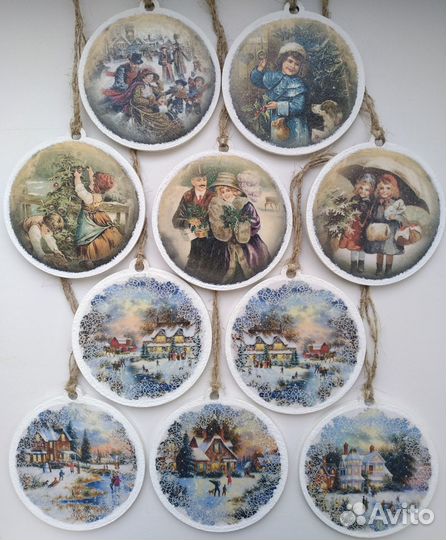 Елочные игрушки (фанера)