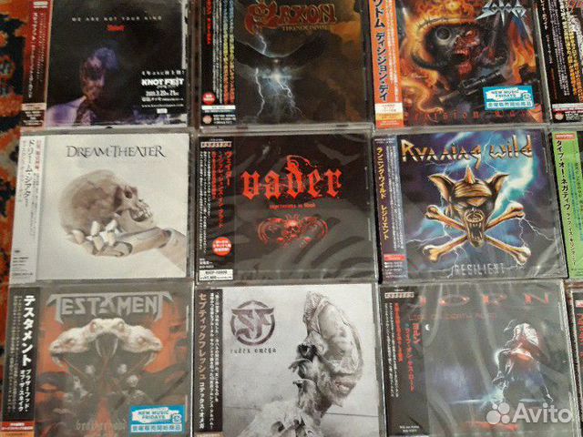 CD Japan Sodom, Running Wild, Jorn,Saxon Testament