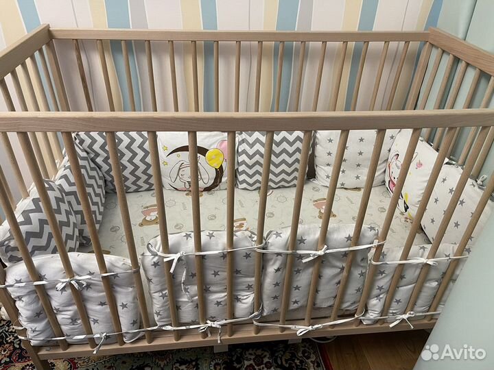 Детская кроватка IKEA новая