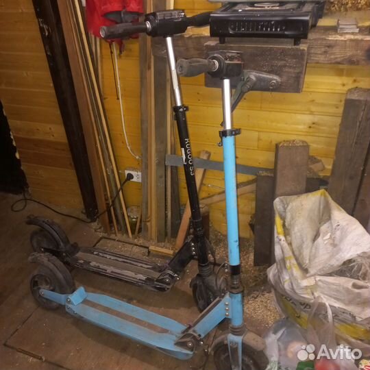 Самокат взрослый электрический бу