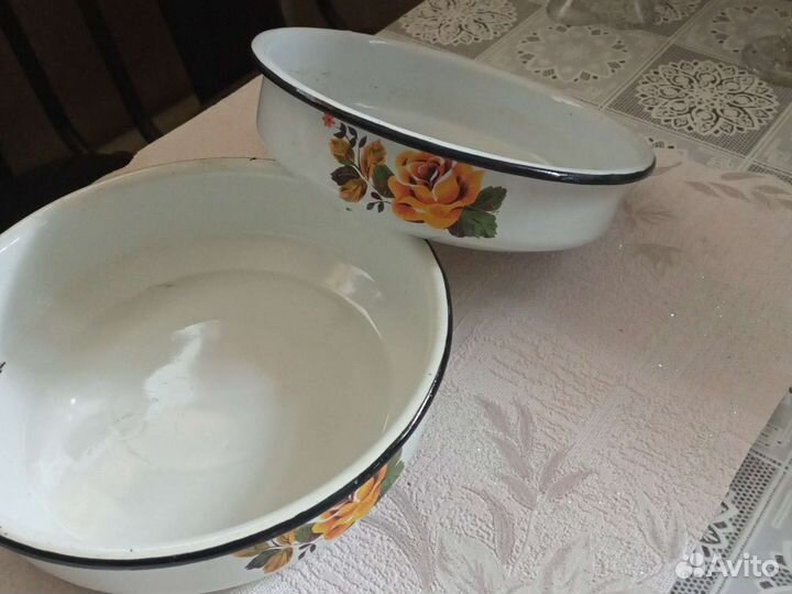 Чашки эмалированные