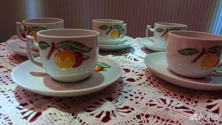 Кофейный сервиз вербилки СССР