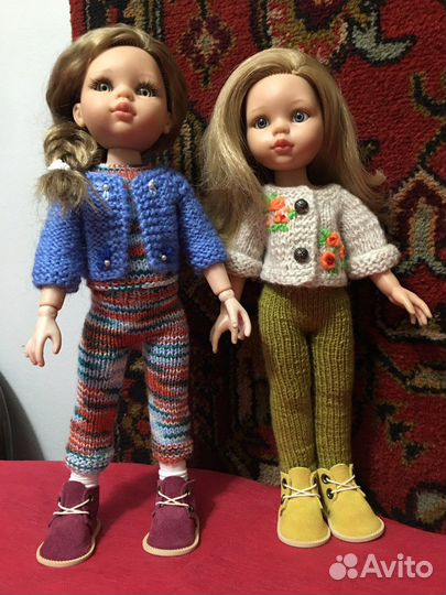 Вязаная одежда для кукол 32 см