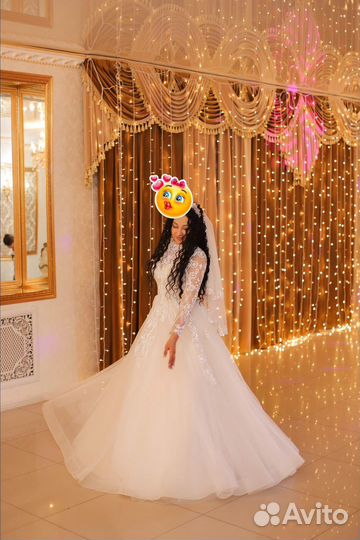 Свадебное платье 42 44 пышное