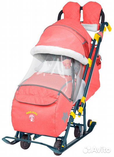 Санки коляска ника