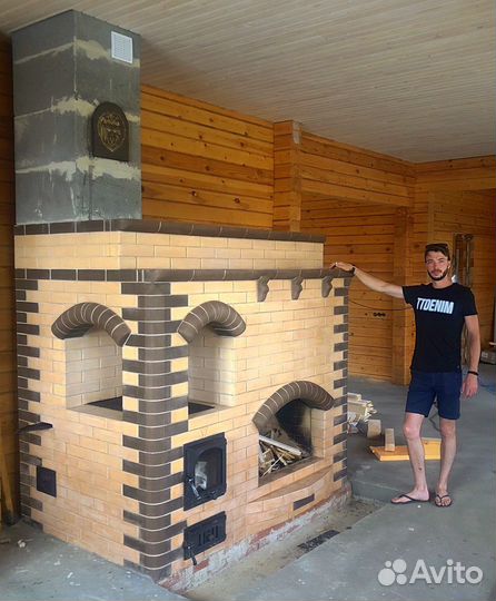 Услуги печника. Печи, камины, барбекю из кирпича