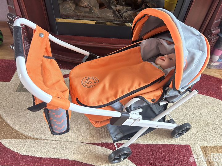 Детская коляска доя кукол трансформер