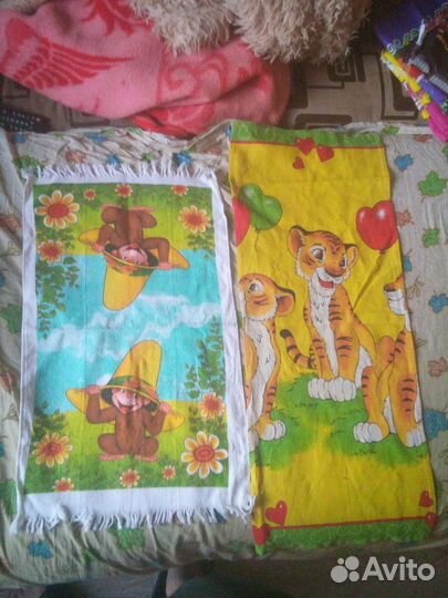 Полотенца вафельные новые