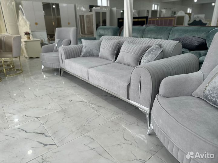 Диван и 2 кресла