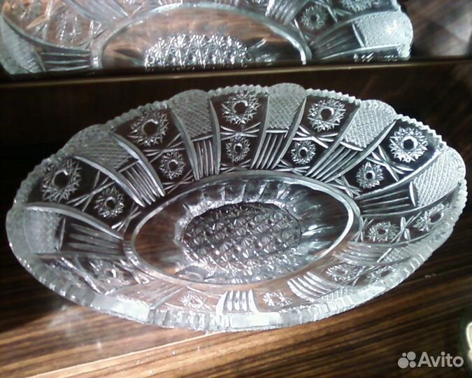 Хрустальная ваза для фруктов 