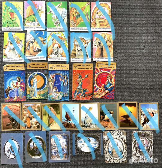 Календарики (звезды, животные и др.)