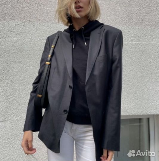 Massimo dutti пиджак шелк и шерсть