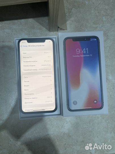 iPhone X, 256 ГБ
