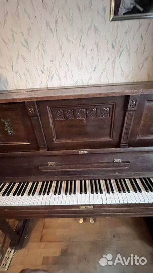 Пианино антиикварное Gebr.Perzina 19 век
