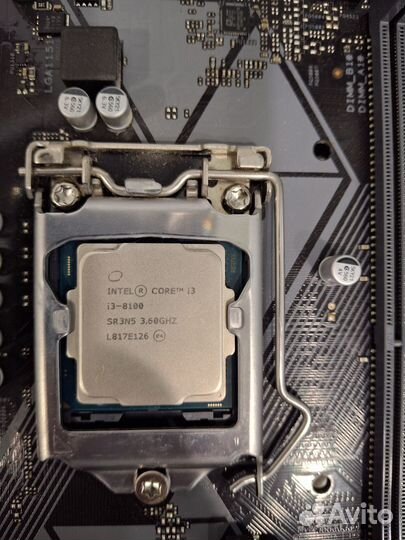 Процессор Intel core i3-8100 + Asus prime H310M-D