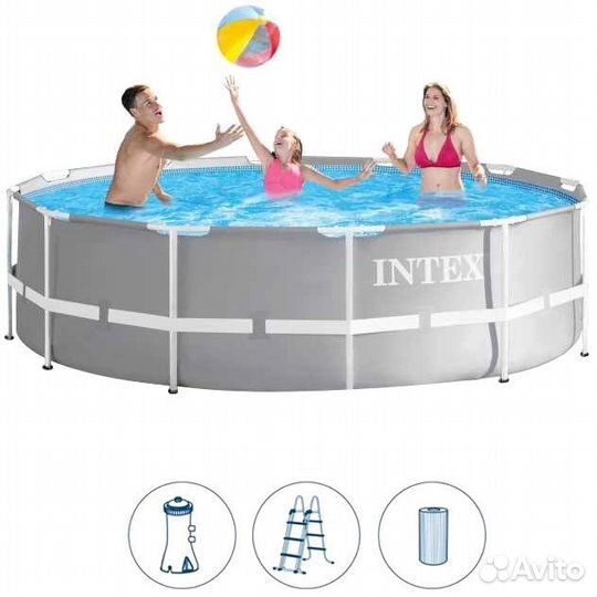 Каркасный бассейн круглый 366*122