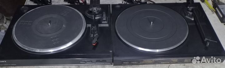 Проигрыватель винила Sony и Sanyo