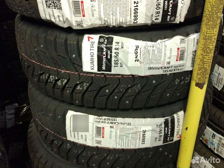 Kumho WinterCraft Ice WI31 185/60 R14 82T