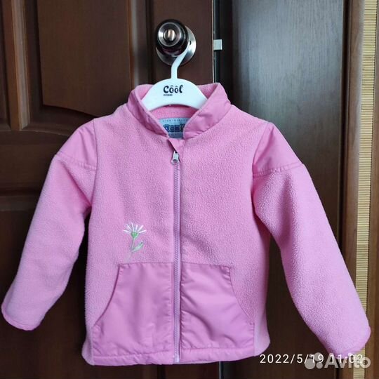 Куртка - ветровка для девочки 98-116