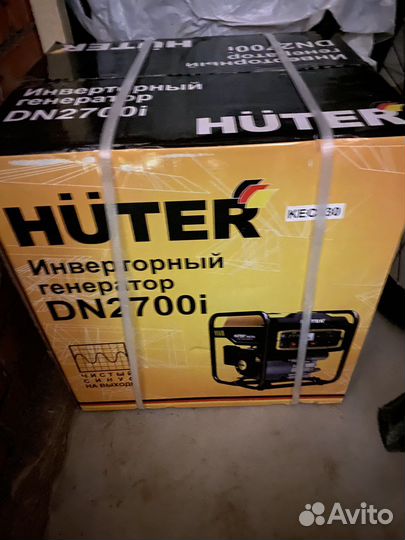 Новый бензо генератор инверторный huter dn 2700i