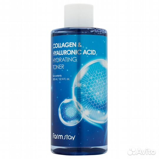 Farm Stay Увлажняющий тонер с гиалурон. кислотой