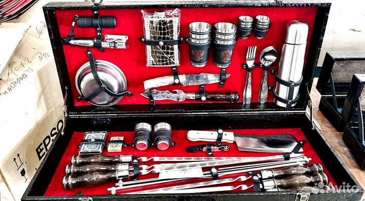 Подарочный набор для барбекю в чемодане
