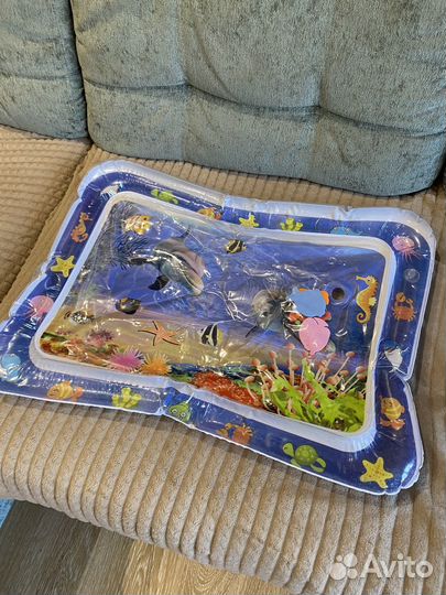 Детский игровой развивающий водный коврик