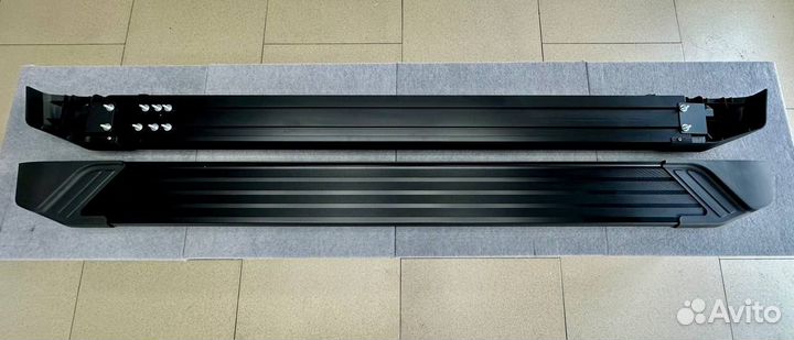 Пороги для Peugeot 4007 (2007-2012) Black