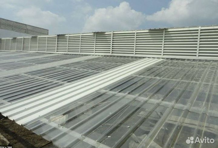 Профилированный поликарбонат прозрачный