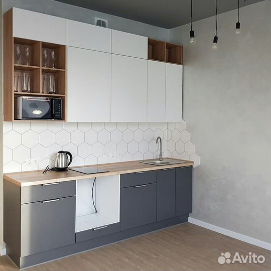 Кухня маленькая бюджетная