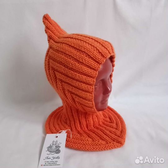 Эльф-шлем демисезонная шапочка