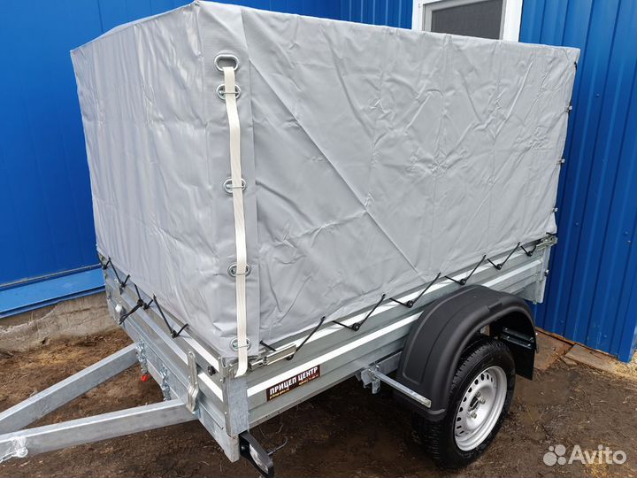 Продам прицеп мзса 1853х1231 оцинк. высокий тент
