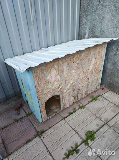 Вольер новый, будка, миски, контейнера и пр