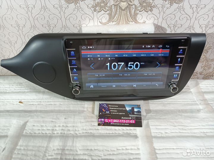 Магнитола Kia Ceed 2 android новая