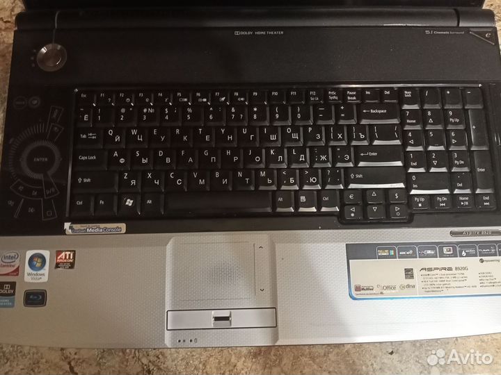 Ноутбук acer aspire 8920g